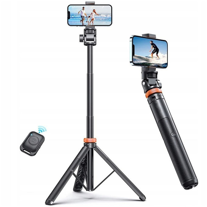 Selfie stick με τρίποδο L03S, λευκή, Tech-Protect