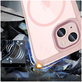 Θήκη MagMat MagSafe για iPhone 15, ροζ/διάφανη, Tech-Protect