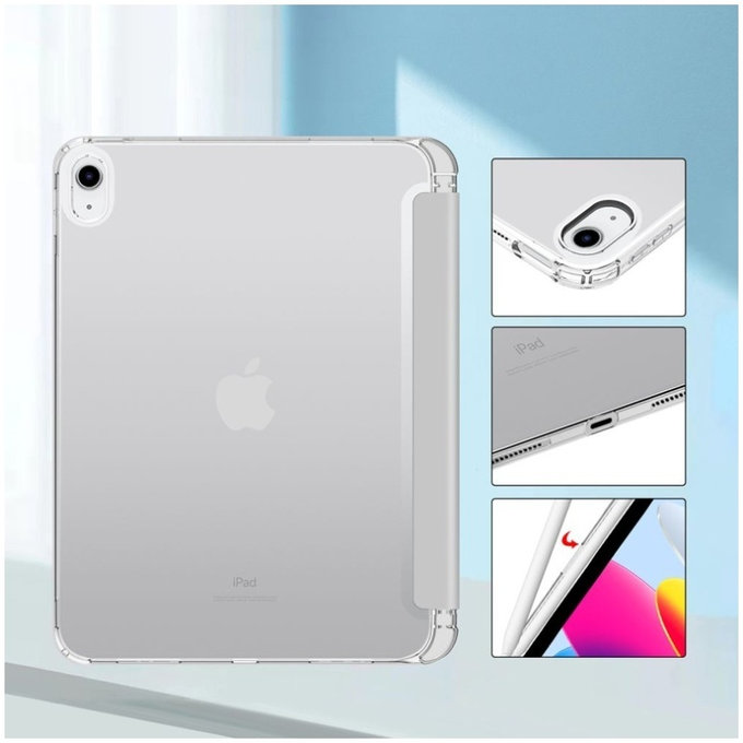 Θήκη Sc Pen Hybrid για iPad 10.9" 10 / 2022 / 11" 11 / 2025, γκρι, Tech-Protect