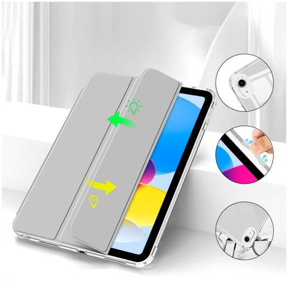 Θήκη Sc Pen Hybrid για iPad 10.9" 10 / 2022 / 11" 11 / 2025, γκρι, Tech-Protect