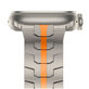 Λουράκι Stainless Line για Apple Watch 8 / 9 / 10 / 11 / SE / Ultra (44 / 45 / 46 / 49 mm), Titanium/Orange, Tech-Protect