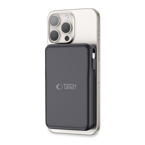 Power bank PB31 Lifemag MagSafe 10000mAh, μαύρη, Tech-Protect