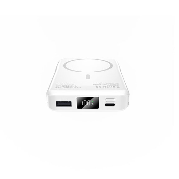 Power bank PB31 Lifemag MagSafe 10000mAh, λευκή, Tech-Protect