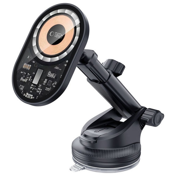 Βάση αυτοκινήτου MM15W-V6 Magnetic MagSafe Dashboard & Vent 15W, Black/Interior, Tech-Protect