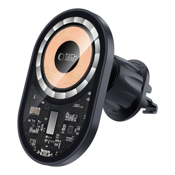 Βάση αυτοκινήτου MM15W-V6 Magnetic MagSafe Dashboard & Vent 15W, Black/Interior, Tech-Protect