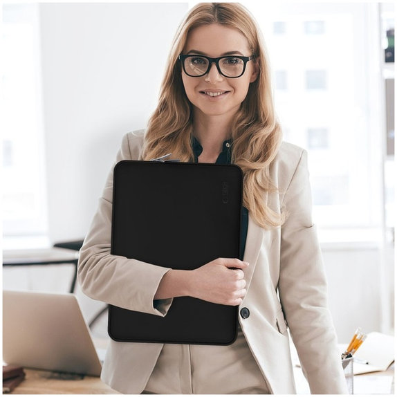 Θήκη laptop Neoslim 13-14, μαύρη, Tech-Protect