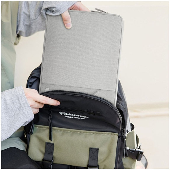 Θήκη laptop Sleevy 13-14, Crayon Grey, Tech-Protect