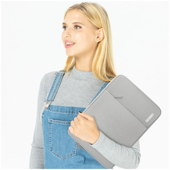 Θήκη laptop Sleevy 13-14, Crayon Grey, Tech-Protect