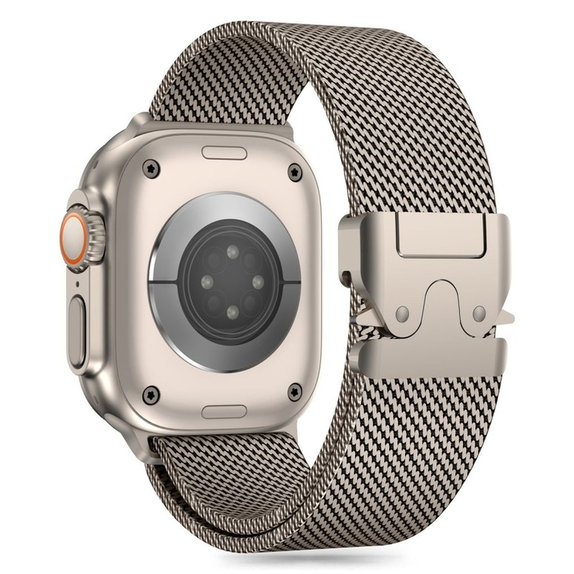 Λουράκι Milano για Apple Watch 8 / 9 / 10 / 11 / SE / Ultra (44 / 45 / 46 / 49 mm), Titanium, Tech-Protect