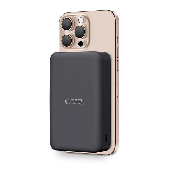 Power bank PB12 Lifemag MagSafe 20000mAh, μαύρη, Tech-Protect