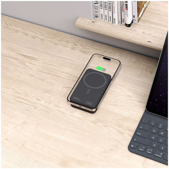 Power bank PB12 Lifemag MagSafe 20000mAh, μαύρη, Tech-Protect