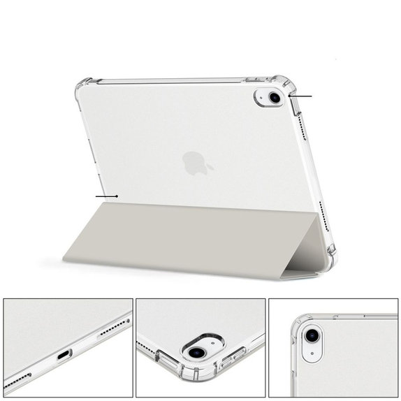 Θήκη Sc Pen Hybrid για iPad 10.9" 10 / 2022 / 11" 11 / 2025, Crystal Silver, Tech-Protect