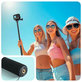 Selfie stick με τρίποδο GA100 για GoPro / DJI / INSTA360, μαύρη, Tech-Protect