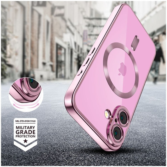 Θήκη MagFlex MagSafe για iPhone 16 Shiny Rose, Tech-Protect