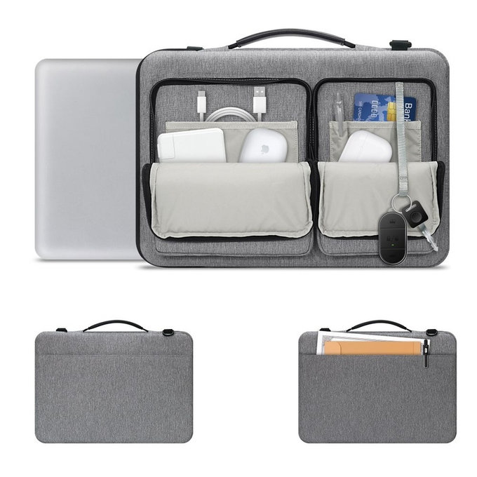 Θήκη laptop Defender Bag 13-14, Crayon Grey, Tech-Protect