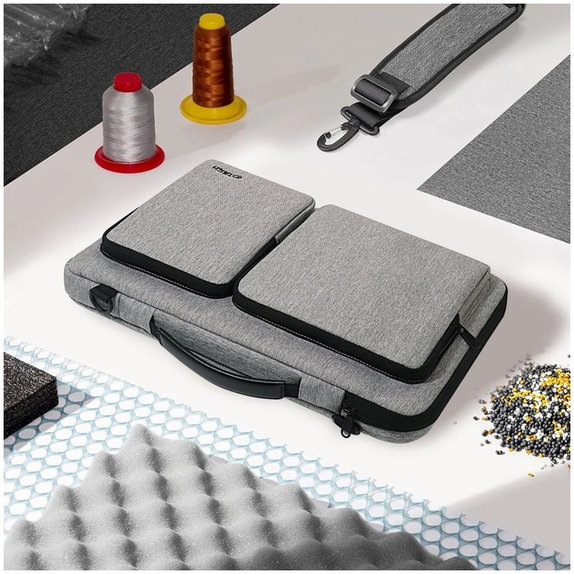 Θήκη laptop Defender Bag 13-14, Crayon Grey, Tech-Protect