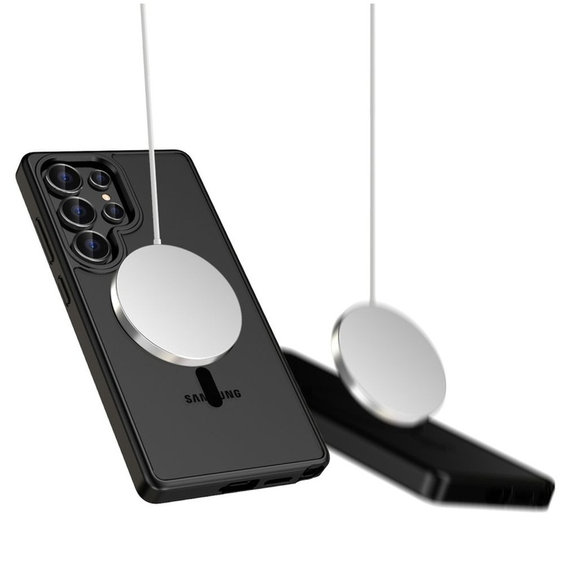 Θήκη MagMat MagSafe για Galaxy S25 Ultra, Matte Black, Tech-Protect