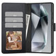 Θήκη Wallet για Samsung S25, μαύρη, Tech-Protect