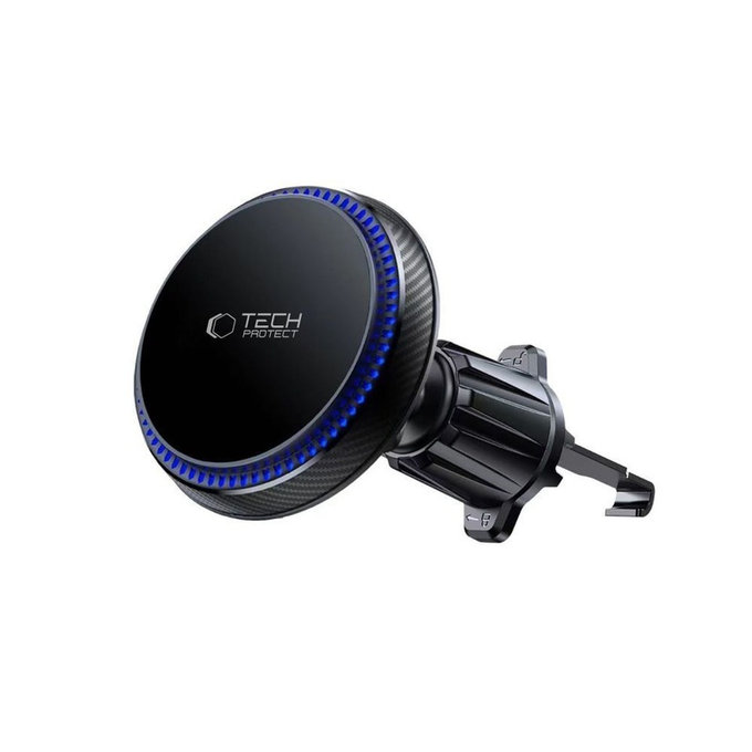 Βάση αυτοκινήτου MM15W-V4 Magnetic MagSafe Dashboard & Vent 15W, μαύρη, Tech-Protect