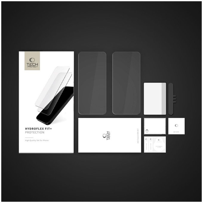 Μεμβράνη υδρογέλης Hydro Flex+ 2-PACK για Xiaomi Redmi Note 14 Pro 5G / 14 Pro+ Plus 5G / Poco X7 5G, διάφανη, Tech-Protect