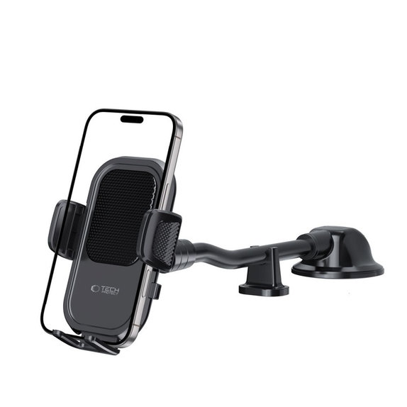 Βάση αυτοκινήτου V8 Universal Long Arm Dashboard & Windshield, μαύρη, Tech-Protect