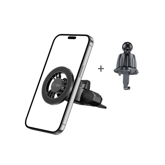 Βάση αυτοκινήτου N56 Magnetic MagSafe Cd & Vent, μαύρη, Tech-Protect