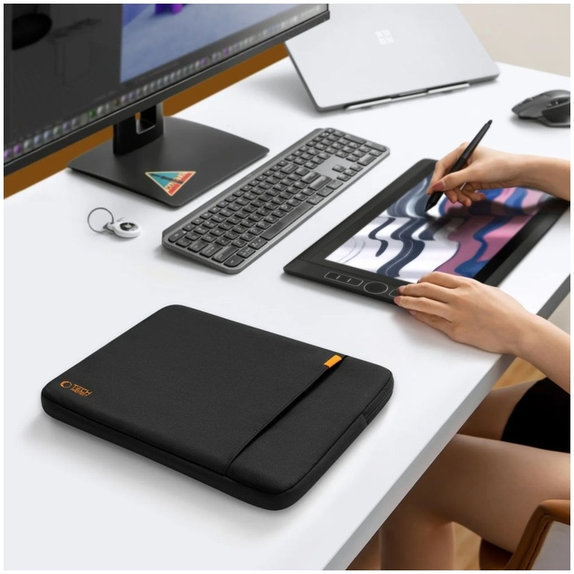 Θήκη laptop Defender 13-14, μαύρη, Tech-Protect