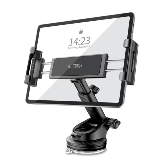Βάση αυτοκινήτου V4 Universal Windshield & Dashboard for Tablet, μαύρη, Tech-Protect