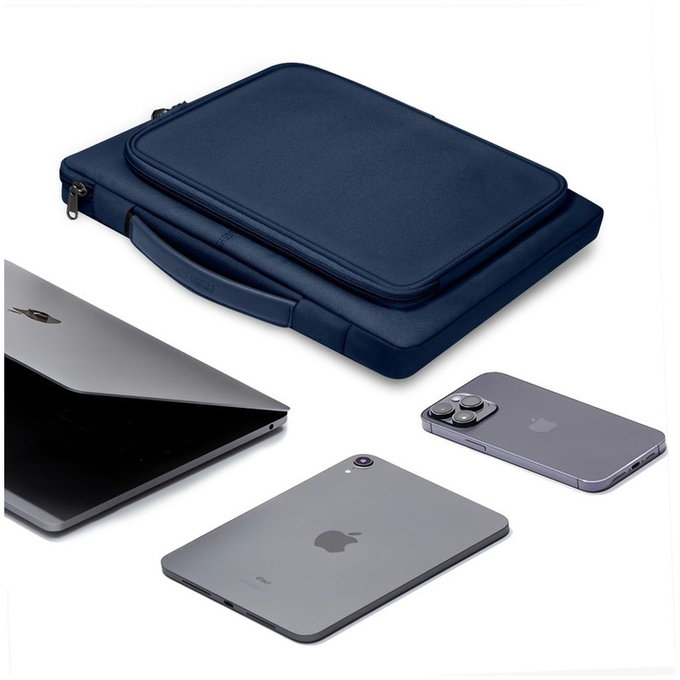 Θήκη laptop Basic Bag 15-16, Navy Blue, Tech-Protect