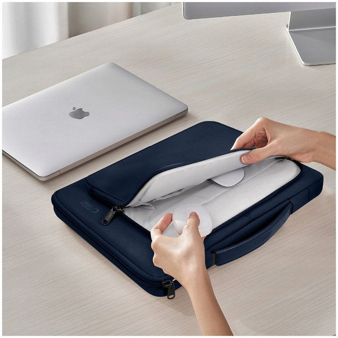 Θήκη laptop Basic Bag 15-16, Navy Blue, Tech-Protect