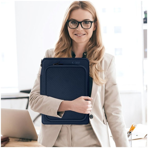 Θήκη laptop Basic Bag 15-16, Navy Blue, Tech-Protect