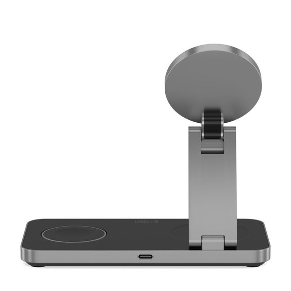 Ασύρματος φορτιστής QI15W-A47 3IN1 Magnetic MagSafe, μαύρη, Tech-Protect