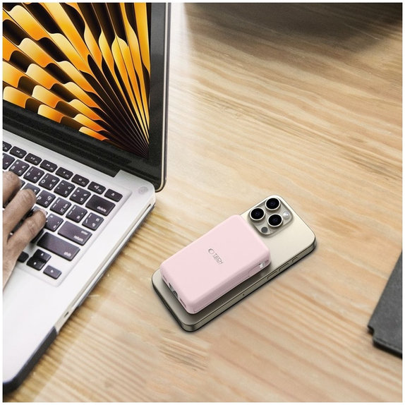 Power bank PB31 Lifemag MagSafe 10000mAh, ροζ, Tech-Protect