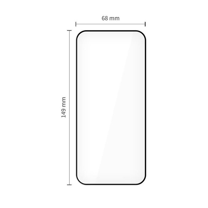 Σκληρυμένο γυαλί Quick Set+ 2-PACK για iPhone 13 / 13 Pro / 14 / 16E / 17E, μαύρη, Tech-Protect