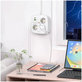 Φορτιστής δικτύου PCS3X4 Power Strip 2 USB & 2 USB-C & 3 Socket 200cm, λευκή, Tech-Protect