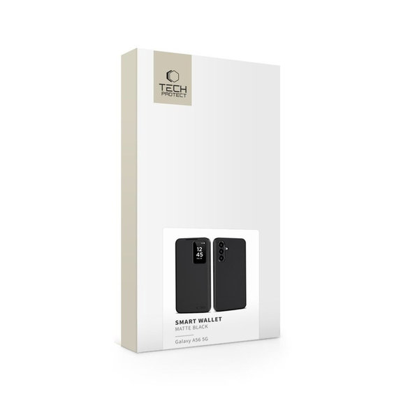 Θήκη Smart Wallet για Samsung A56 5G, Matte Black, Tech-Protect