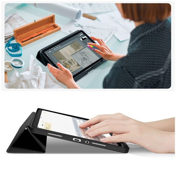 Θήκη Sc Pen για Xiaomi Redmi Pad 2 11.0, μαύρη, Tech-Protect