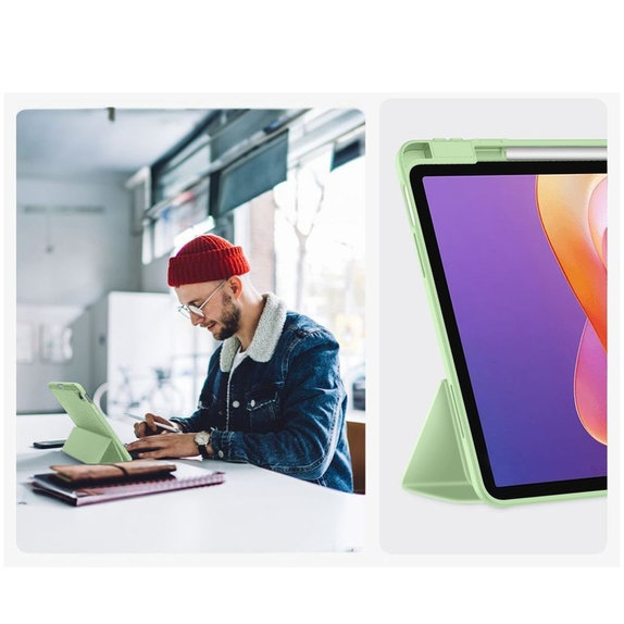 Θήκη Sc Pen για Xiaomi Redmi Pad 2 11.0 Matcha Green, Tech-Protect