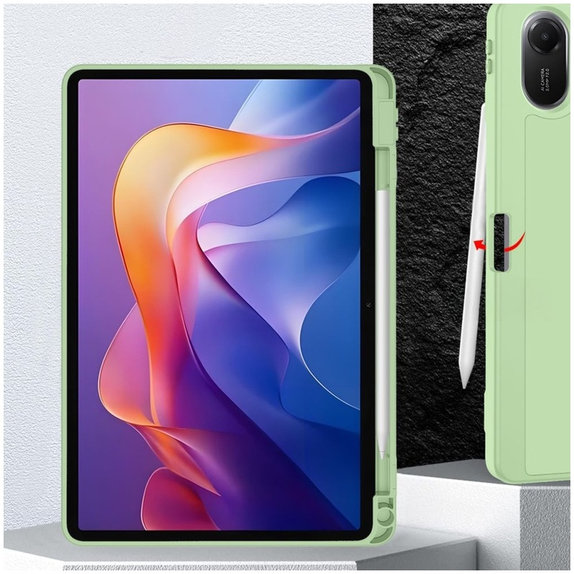 Θήκη Sc Pen για Xiaomi Redmi Pad 2 11.0 Matcha Green, Tech-Protect