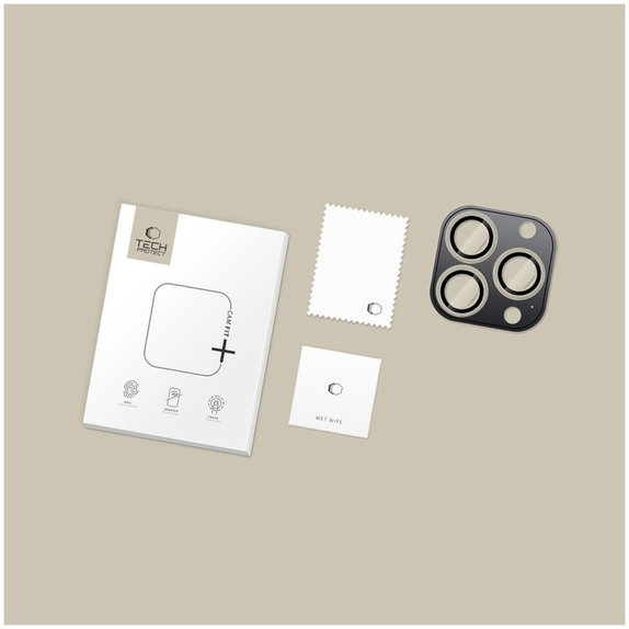 Προστασία κάμερας Camring Fit+ για iPhone 14 Pro / Max / 15 Pro / Max / 16 Pro / Max / 17 Pro / Max, διάφανη, Tech-Protect