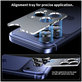 Προστασία κάμερας Camring Fit+ για iPhone 14 Pro / Max / 15 Pro / Max / 16 Pro / Max / 17 Pro / Max, διάφανη, Tech-Protect