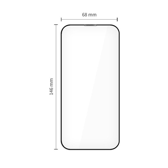 Σκληρυμένο γυαλί Quick Set+ 2-PACK για iPhone 17, μαύρη, Tech-Protect