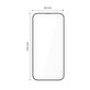 Σκληρυμένο γυαλί Quick Set+ 2-PACK για iPhone 17, μαύρη, Tech-Protect