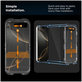 Σκληρυμένο γυαλί Quick Set+ 2-PACK για iPhone 17, μαύρη, Tech-Protect