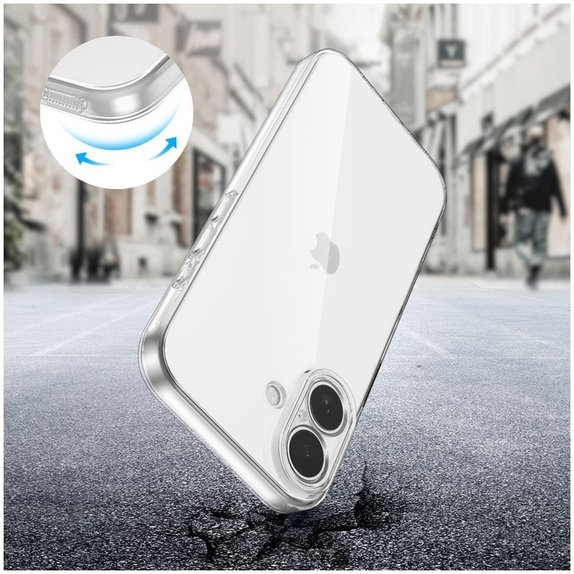 Θήκη προστασίας FlexAir για iPhone 17, číre, Tech-Protect