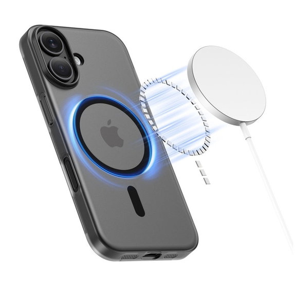 Θήκη MagSlim MagSafe για iPhone 17, Matte/Black, Tech-Protect