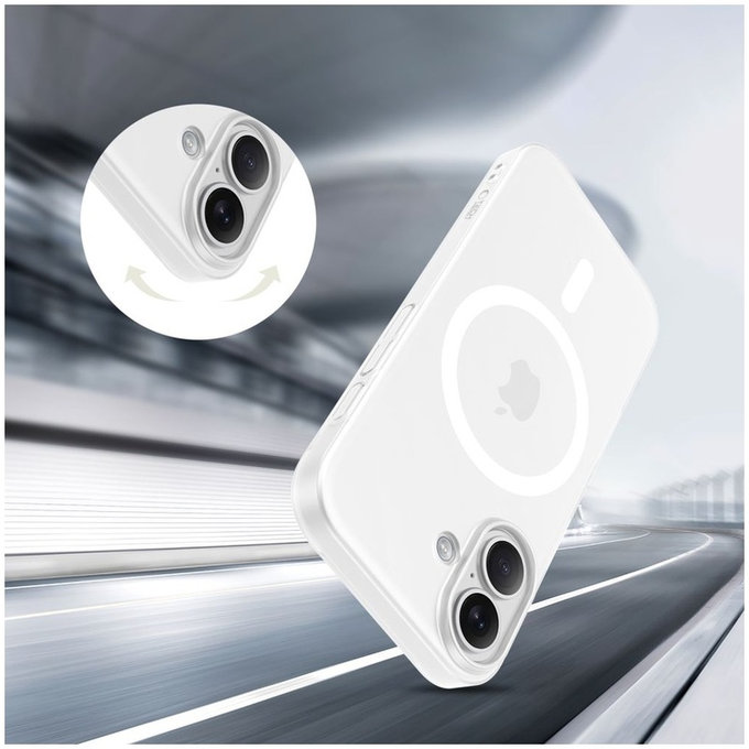 Θήκη MagSlim MagSafe για iPhone 17, Matte/White, Tech-Protect