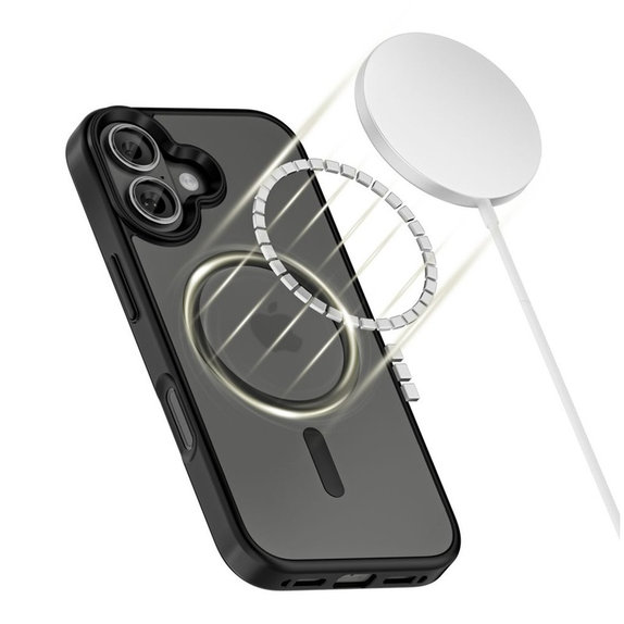 Θήκη MagMat MagSafe για iPhone 17, Matte Black, Tech-Protect