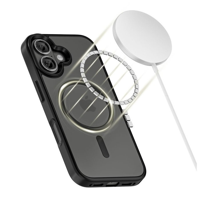 Θήκη MagMat MagSafe για iPhone 17, Matte Black, Tech-Protect