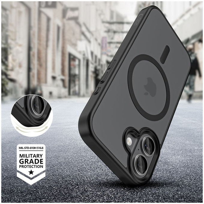 Θήκη MagMat MagSafe για iPhone 17, Matte Black, Tech-Protect
